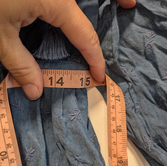 OLD NAVY embroidered dress with pheasant style bodice - Picture 11 of 14